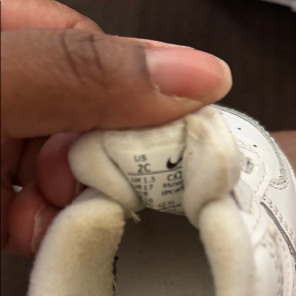 Infant Air Force 1 booties (crib shoe) Size 2C - Picture 7 of 7
